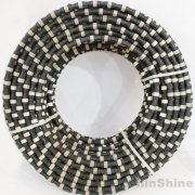 Buy China best diamond wire saw rope for granite marble quarry from manufacturer