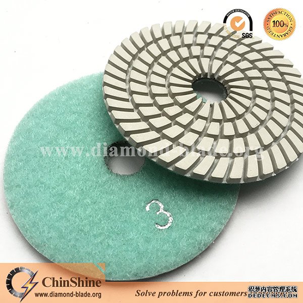 3 steps diamond polishing pads from China supplier