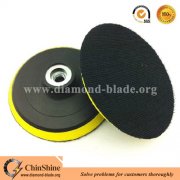High quality plastic backing pads with foam support for angle grinder