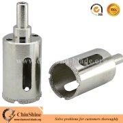 Electroplated diamond core drill bits for marble,glass and ceramic tile