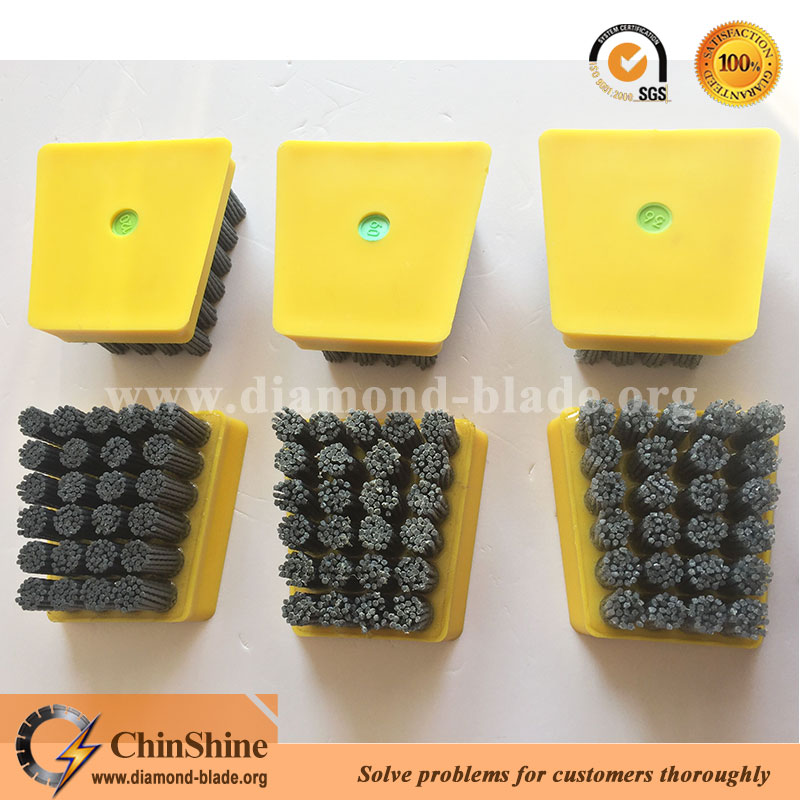 reinforced silicon carbide marble and granite polishing brush