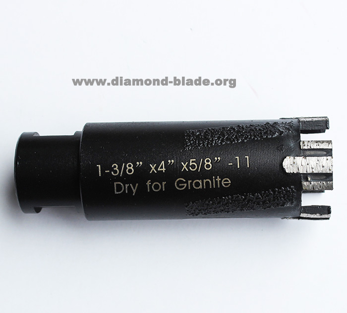 1 3 8 Dry Diamond Core Drill Bit For Granite Countertop With